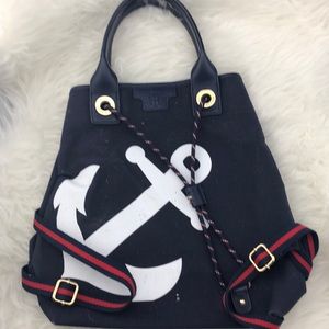Tommy Hilfiger Anchor nautical beach bag back pack
